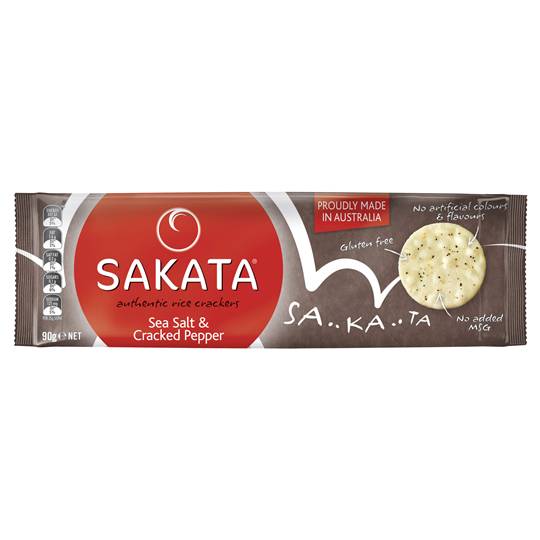 Sakata Rice Crackers Salt & Cracked Pepper