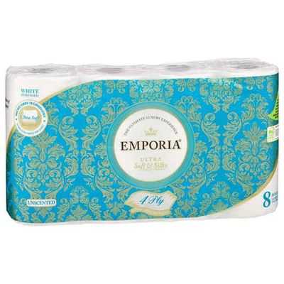 Emporia Toilet Tissue White Unscented 4ply