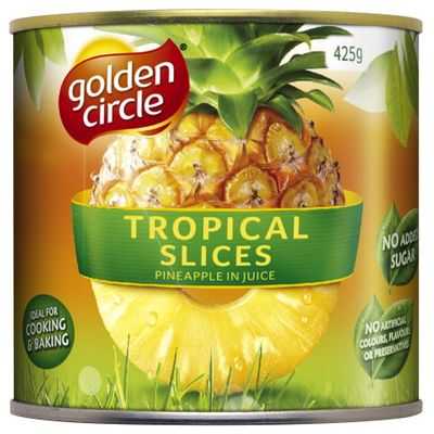 Golden Circle Pineapple Slices Unsweetened