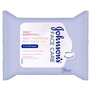 Johnson's Daily Essentials Night Pampering Facial Wipes