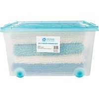 Home Collection Storage Container Plastic Rolling