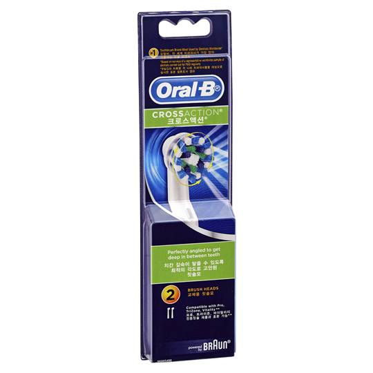 Oral-b Cross Action Electric Brush Heads