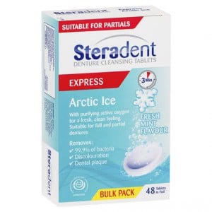 Steradnt Arctic Ice Tablets Denture Care