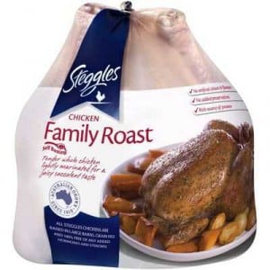 steggles chicken roast whole family ratings star