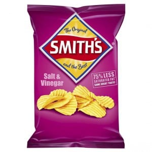 Smith's Chips Share Pack Crinkle Cut Salt & Vinegar