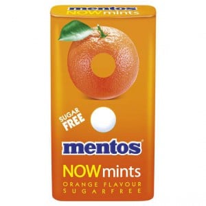 Mentos Now Mints Orange