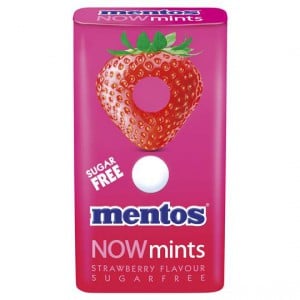 Mentos Now Mints Strawberry