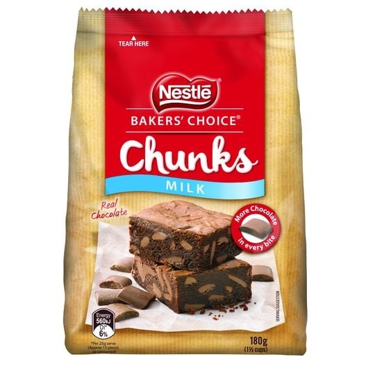 Nestle Baker's Choice Real Chocolate Chunks Milk