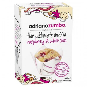 Adriano Zumbo White Chocolate & Raspberry Muffin Mix