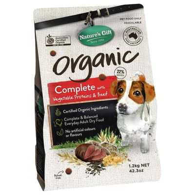 Natures Gift Adult Dog Food Organic Beef & Veg