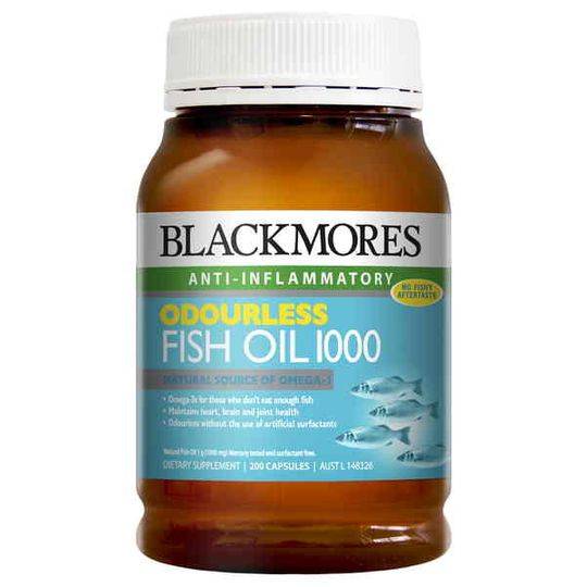 Blackmores Fish Oil Odourless 1000mg
