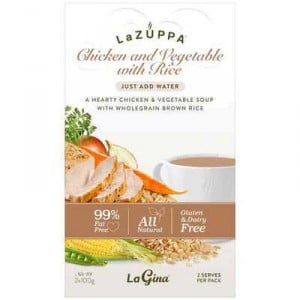 La Zuppa Microwave Soup Chicken & Veg With Rice