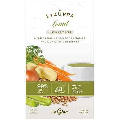 La Zuppa Microwave Soup Lentil