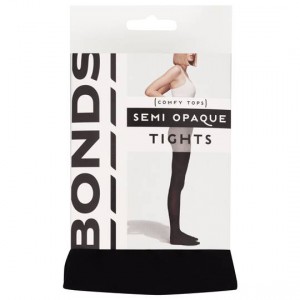 Bonds Comfy Tops Semi Opaque Tights Black Med-lge