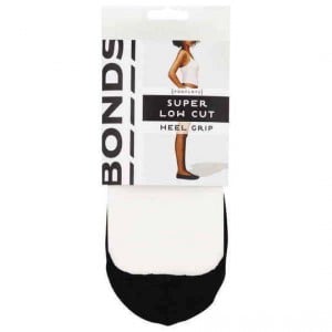 Bonds Super Low Cut Heel Grip Footlets Black