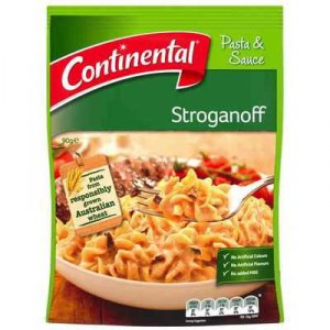 Continental Pasta & Sauce Stroganoff