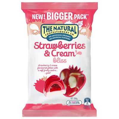 The Natural Confectionery Co Strawberries & Cream