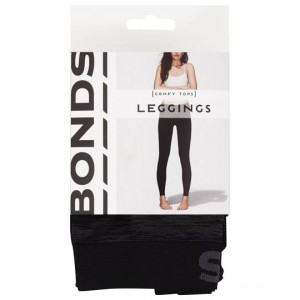 Bonds Comfy Tops Leggings Black/charcoal Sml-med