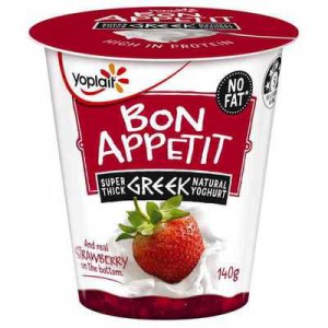 Yoplait Bon Appetit Strawberry Yoghurt