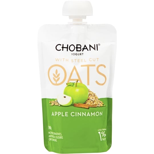 Chobani Oats Apple Cinnamon Yoghurt Pouch