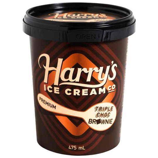 Harry's Ice Cream Triple Choc Brownie