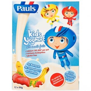 Pauls Spaceboy Vanilla Strawberry Banana Yoghurt