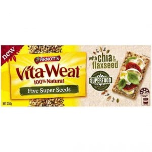 Arnott's Vita Weat Crispbread 5 Super Seeds