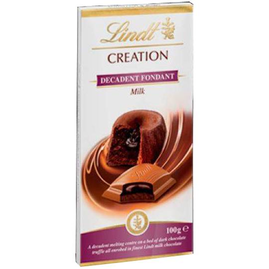 Lindt Creation Milk Chocolate Decadent Fondant