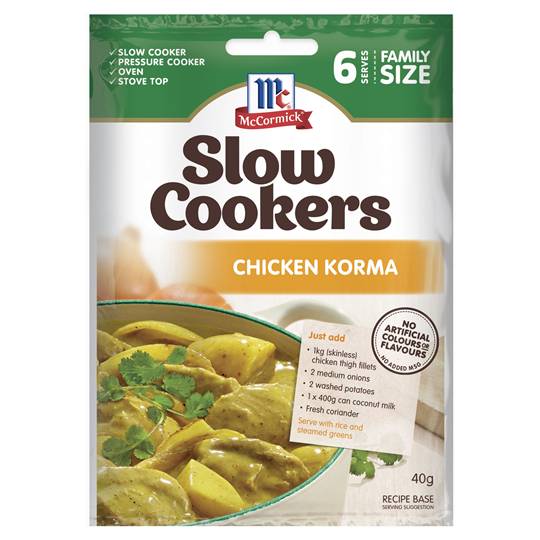 Mccormick Slow Cooker Chicken Korma