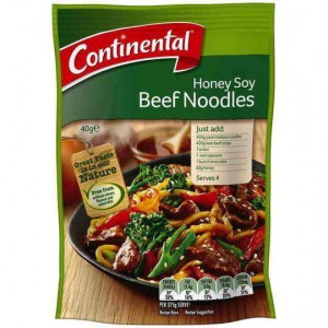 Continental Recipe Base Honey Soy Beef Noodles