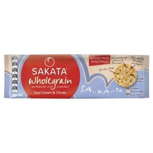 Sakata Wholegrain Sour Cream & Chives Rice Snacks
