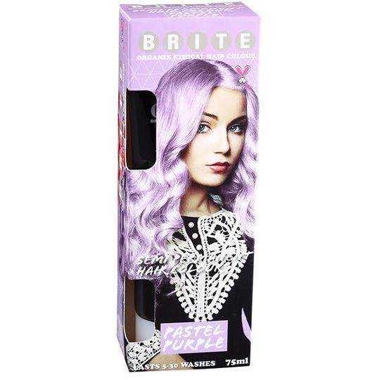 Brite Organix Semi Permanent Hair Colour Pastel Purple