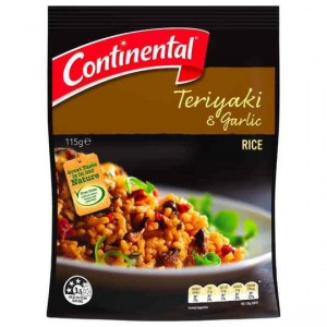 Continental Side Dish Teriyaki & Garlic Rice