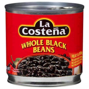 La Costena Whole Black Beans