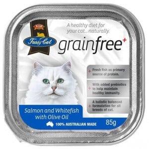 Vip Fussy Cat Grain Free Salmon & Whitefish With Olive Oil Cat Food