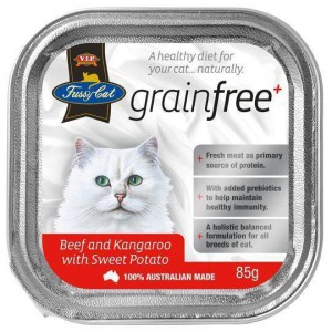 Vip Fussy Cat Grain Free Beef & Kangaroo With Sweet Potato Cat Food