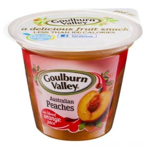 Goulburn Valley Peaches With Blood Orange Juice