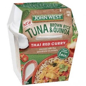 John West Thai Red Curry Flavour Tuna Brown Rice & Quinoa
