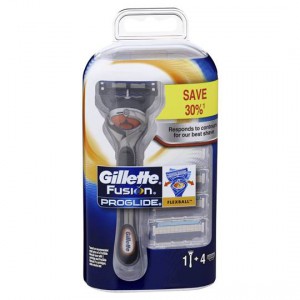 Gillette Fusion Proglide With Flexball Value Pack