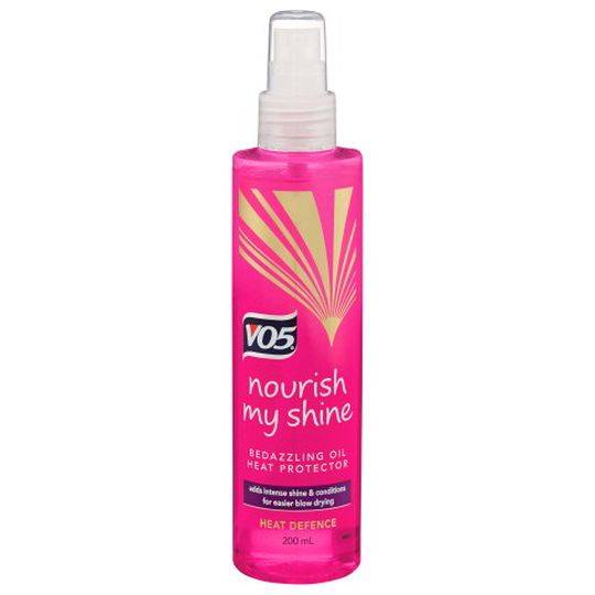 Vo5 Nourish My Shine Heat Protect Spray Bedazzling Oil