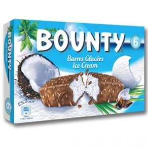 Bounty Ice Cream Bars Bar