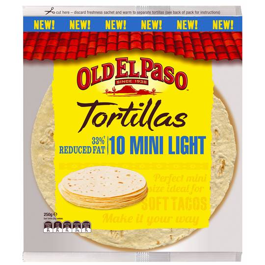 Old El Paso Tortillas Mini Light