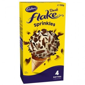 Cadbury Dark Flake Sprinkles