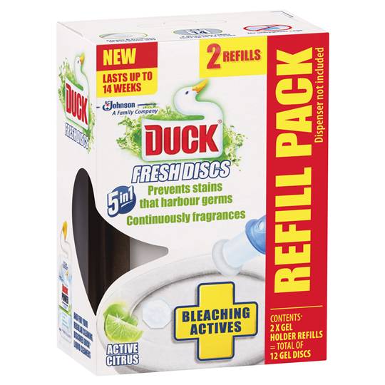 Duck Citrus Bleach Fresh Discs Refill