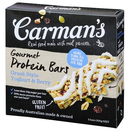 Carman's Greek Yoghurt & Berry Protein Bars
