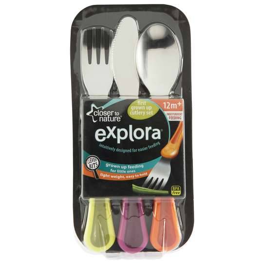 Closer To Nature Explora First Cutlery Set 12mth+