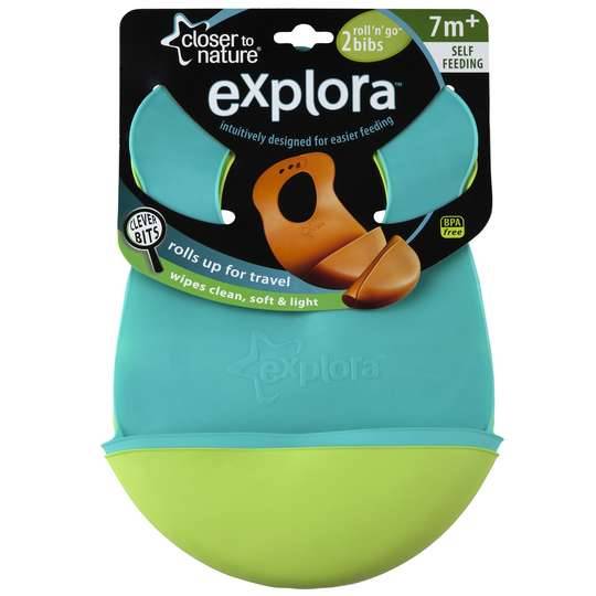 Closer To Nature Explora Roll And Go Bib 7mths+