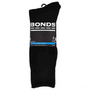 Bonds Mens Work Crew Socks Size 6+