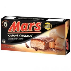 Mars Ice Cream Bars Salted Caramel