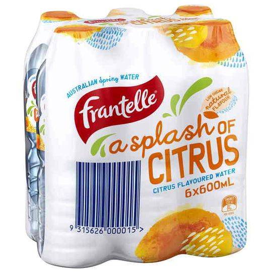 Frantelle Flavoured Water With A Splash Of Citrus